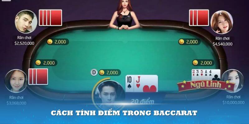 Cách tính điểm trong Baccarat